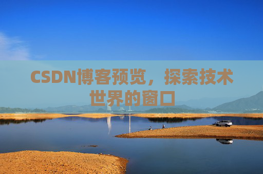CSDN博客预览，探索技术世界的窗口